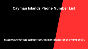 Cayman Islands Phone Number List