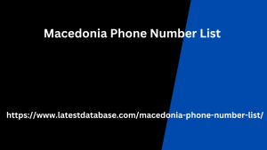 Macedonia Phone Number List